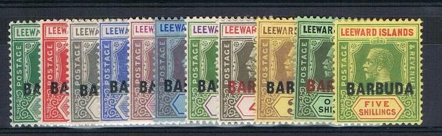 Image of Barbuda SG 1/11 LMM British Commonwealth Stamp